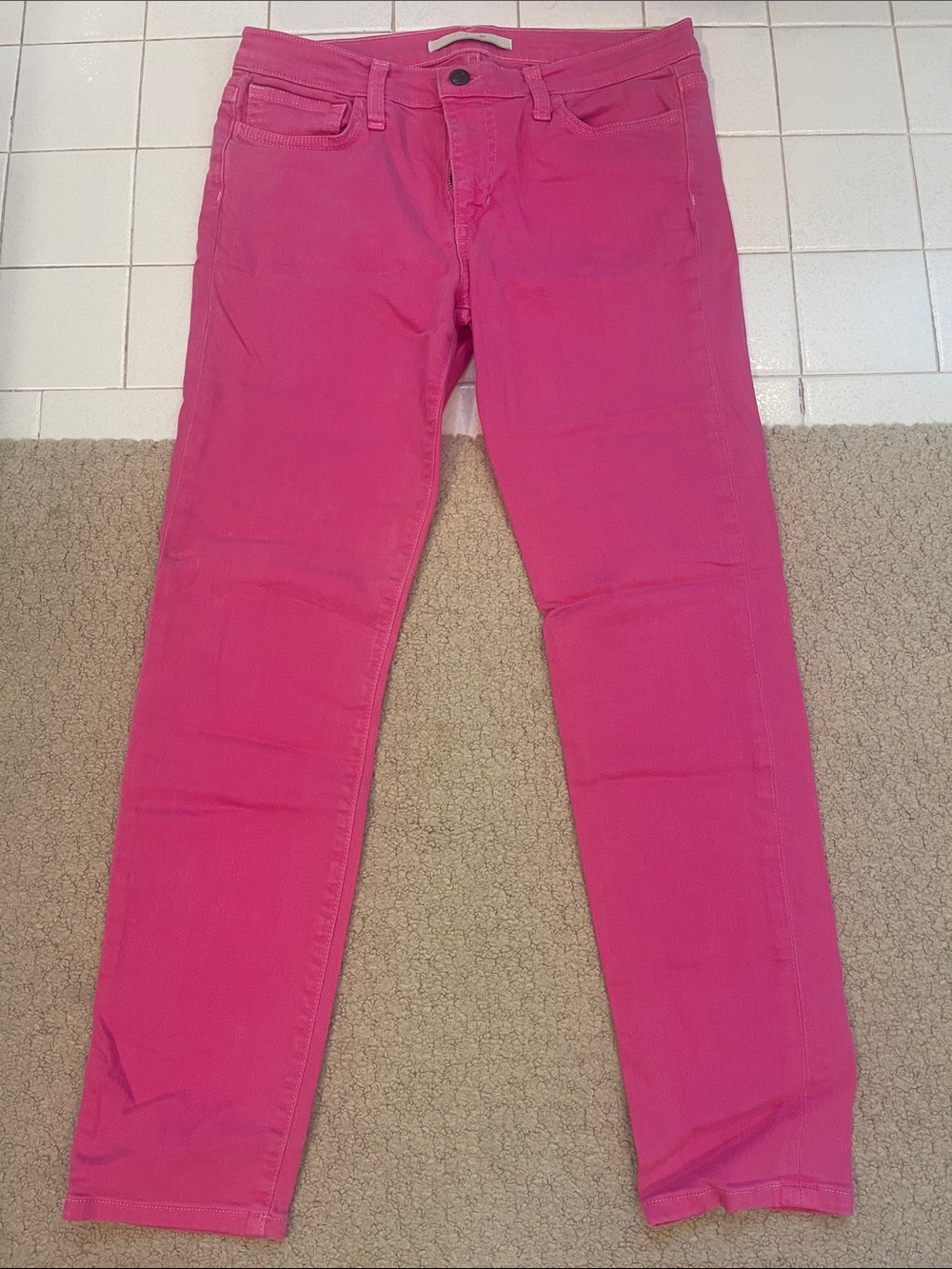 Joe's Jeans Bright Pink Skinny Jeans